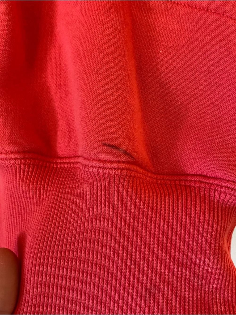 Nike Bright Coral Hoodie with Small White Swoosh - Picture 7 of 7